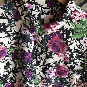 Like New J. Jill Multi Blouse- L